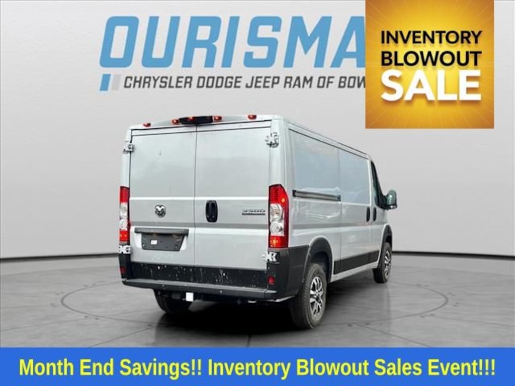 New 2025 Ram ProMaster PROMASTER 3500 SLT CARGO VAN LOW ROOF 136' WB Cargo Van