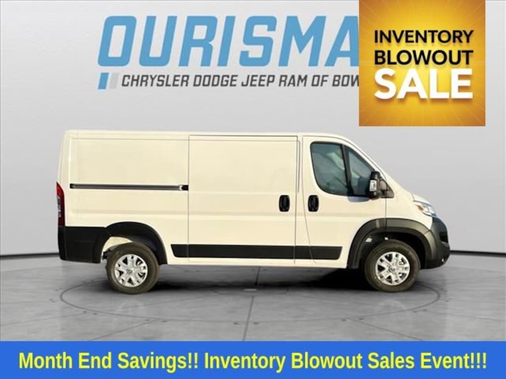 New 2025 Ram ProMaster PROMASTER 2500 SLT CARGO VAN LOW ROOF 136' WB Cargo Van