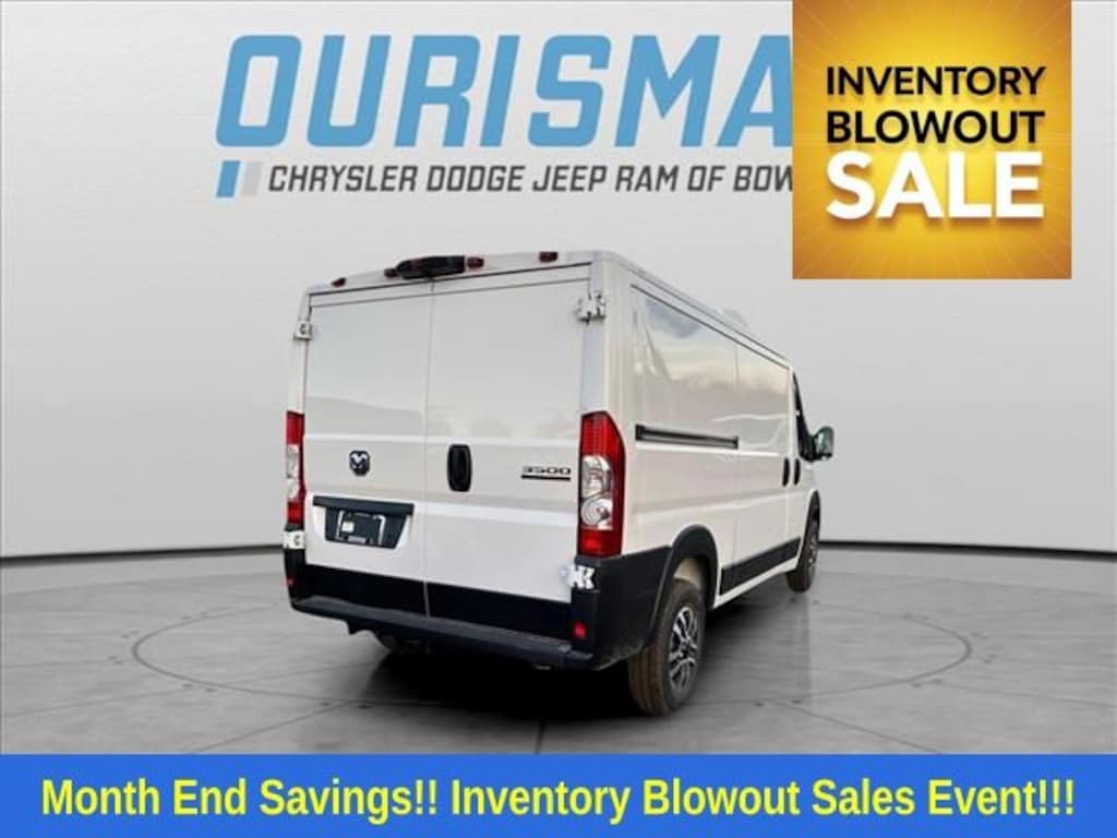 New 2025 Ram ProMaster PROMASTER 3500 SLT CARGO VAN LOW ROOF 136' WB Cargo Van
