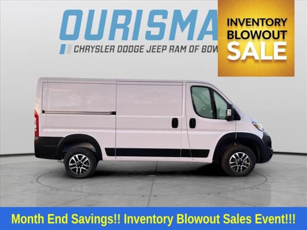New 2025 Ram ProMaster PROMASTER 3500 SLT CARGO VAN LOW ROOF 136' WB Cargo Van
