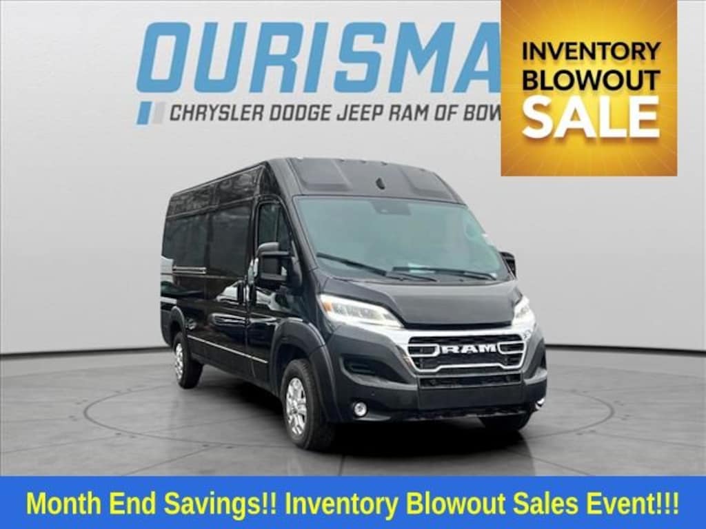 New 2025 Ram ProMaster PROMASTER 3500 SLT CARGO VAN HIGH ROOF 159' WB EXT Cargo Van