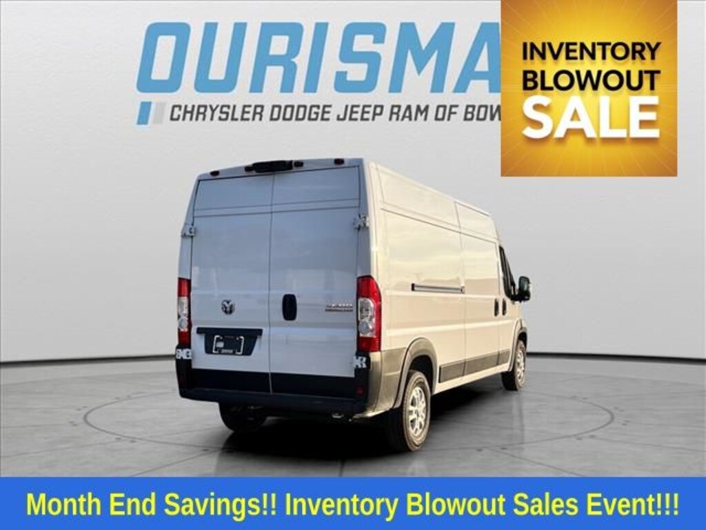 New 2025 Ram ProMaster PROMASTER 3500 SLT CARGO VAN HIGH ROOF 159' WB Cargo Van