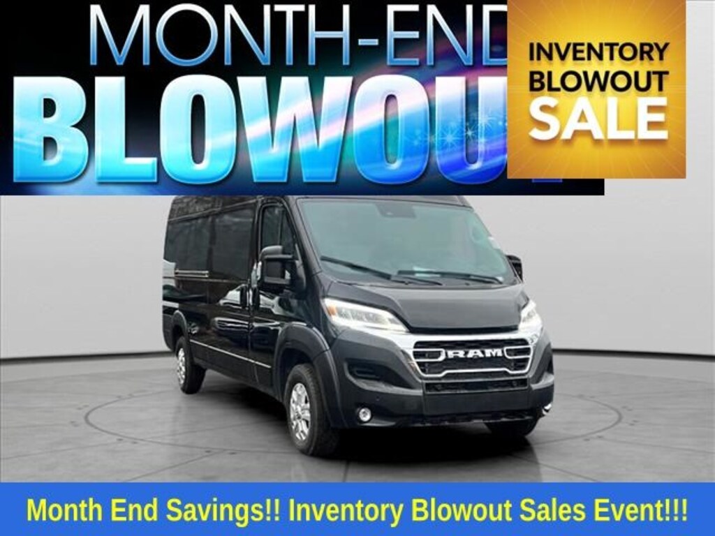 New 2025 Ram ProMaster PROMASTER 3500 SLT CARGO VAN HIGH ROOF 159' WB EXT Cargo Van