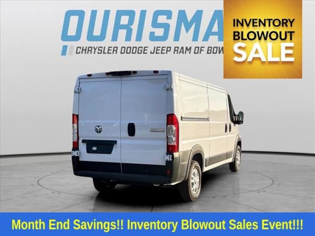 New 2025 Ram ProMaster PROMASTER 2500 SLT CARGO VAN LOW ROOF 136' WB Cargo Van