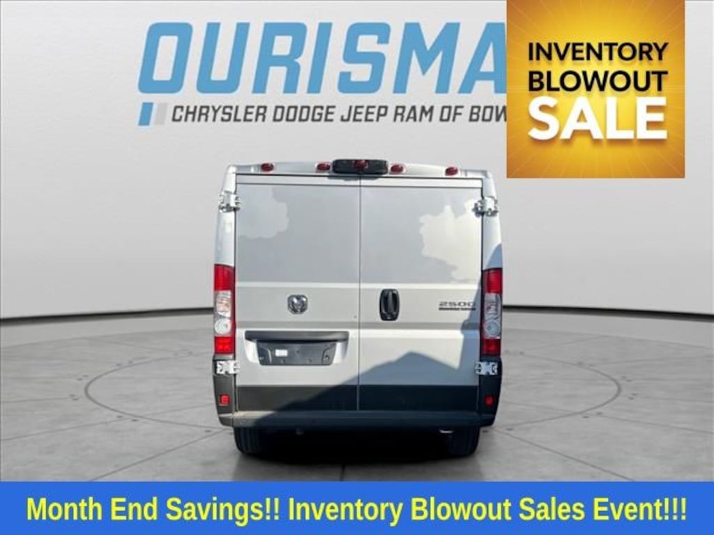 New 2025 Ram ProMaster PROMASTER 2500 SLT CARGO VAN LOW ROOF 136' WB Cargo Van