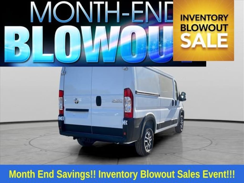 New 2025 Ram ProMaster PROMASTER 3500 SLT CARGO VAN LOW ROOF 136' WB Cargo Van