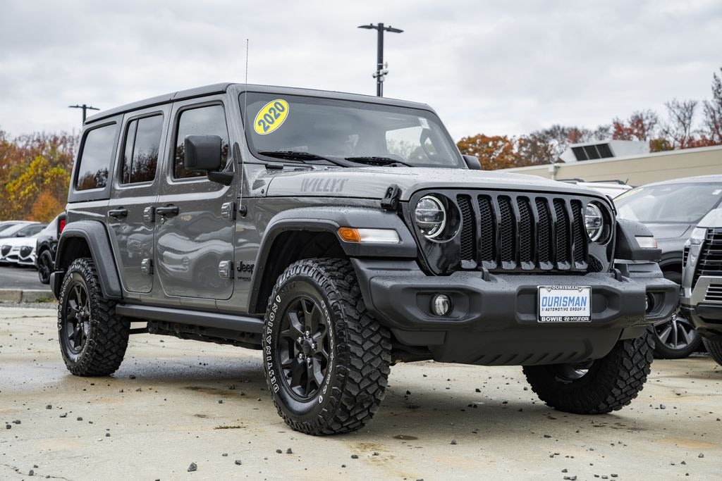 Used 2020 Jeep Wrangler Unlimited Willys SUV