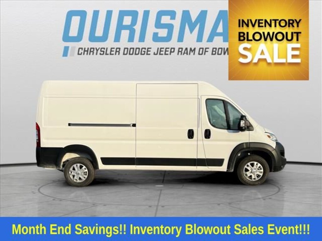 New 2025 Ram ProMaster PROMASTER 3500 SLT CARGO VAN HIGH ROOF 159' WB Cargo Van