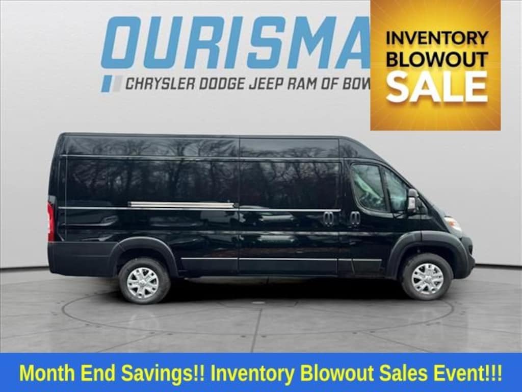 New 2025 Ram ProMaster PROMASTER 3500 SLT CARGO VAN HIGH ROOF 159' WB EXT Cargo Van