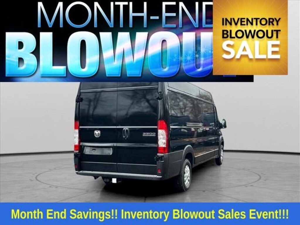 New 2025 Ram ProMaster PROMASTER 3500 SLT CARGO VAN HIGH ROOF 159' WB EXT Cargo Van