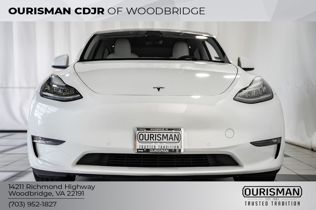 Used 2022 Tesla Model Y Long Range with VIN 7SAYGDEE7NF374787 for sale in Woodbridge, VA
