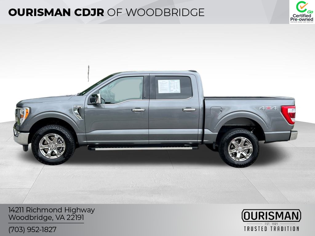 Certified 2023 Ford F-150 Lariat with VIN 1FTFW1E50PKE51284 for sale in Woodbridge, VA