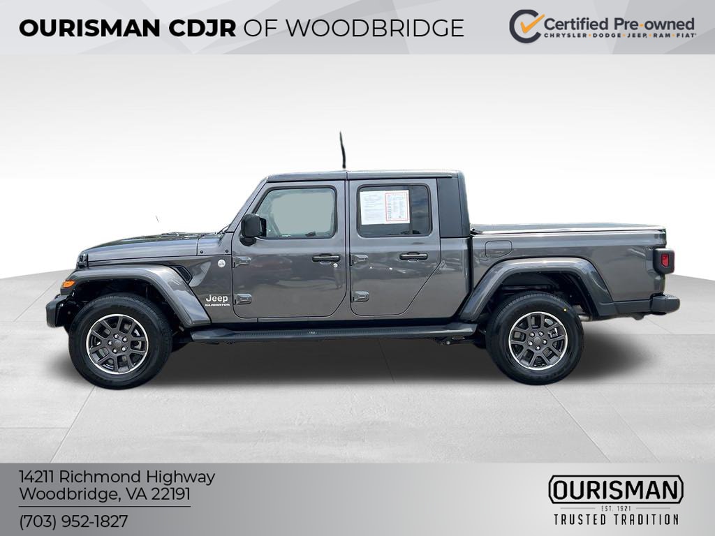 Certified 2022 Jeep Gladiator Overland with VIN 1C6HJTFG2NL125407 for sale in Woodbridge, VA