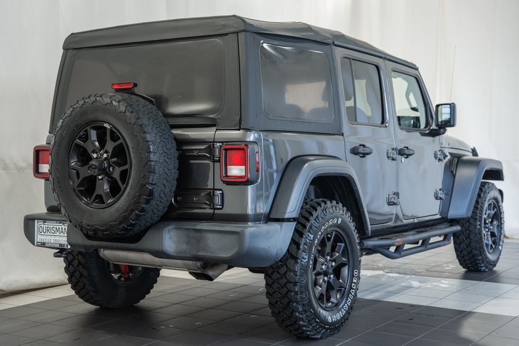 Used 2021 Jeep Wrangler Unlimited Willys SUV