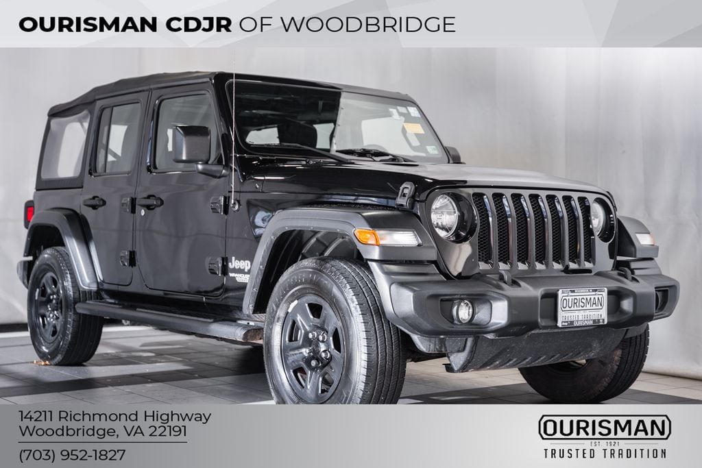 Certified 2018 Jeep Wrangler Unlimited Sport SUV