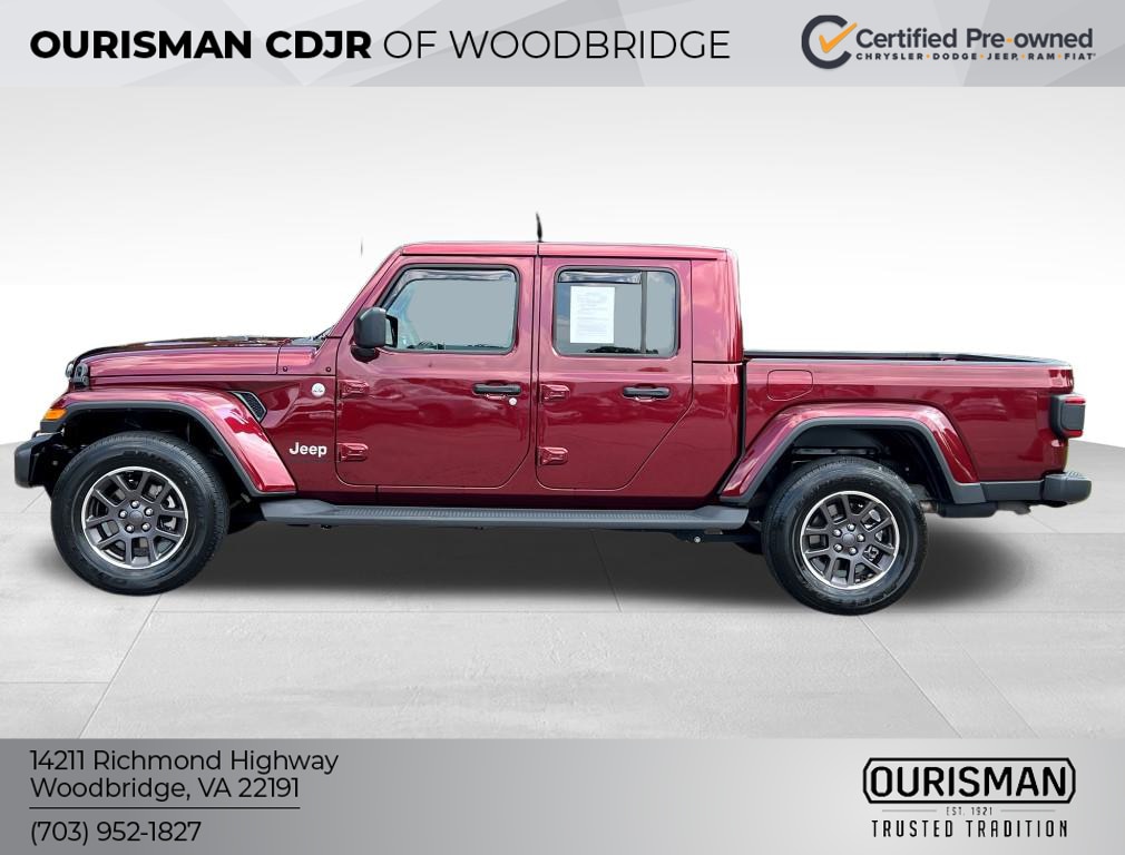 Used 2021 Jeep Gladiator Overland with VIN 1C6HJTFG1ML545206 for sale in Woodbridge, VA