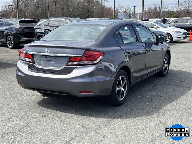 Used 2015 Honda Civic SE with VIN 19XFB2F76FE029748 for sale in Chantilly, VA