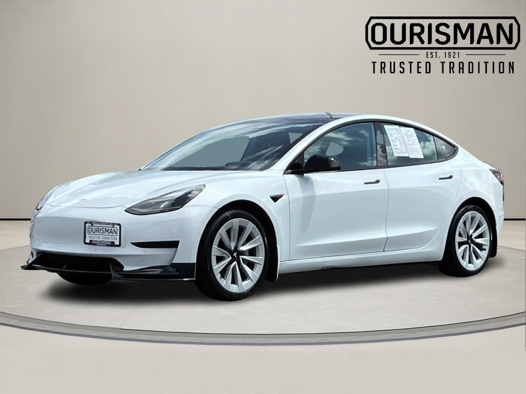 Used 2021 Tesla Model 3 Base with VIN 5YJ3E1EA1MF082382 for sale in Temple Hills, MD