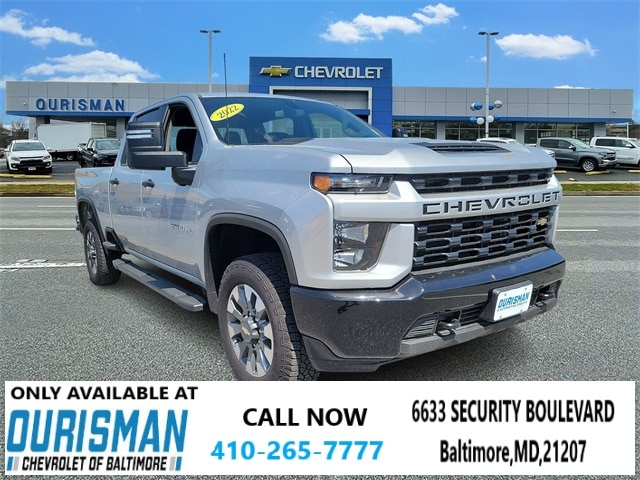 Used 2022 Chevrolet Silverado 2500HD Custom with VIN 1GC4WME72NF362896 for sale in Frederick, MD