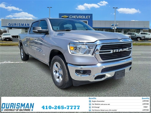 Used 2021 RAM Ram 1500 Pickup Big Horn/Lone Star with VIN 1C6RRFMG7MN606127 for sale in Frederick, MD