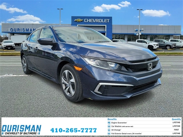 Used 2020 Honda Civic LX with VIN 2HGFC2F61LH546204 for sale in Frederick, MD