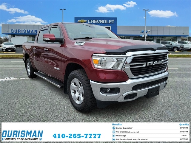 Certified 2019 RAM Ram 1500 Pickup Big Horn/Lone Star with VIN 1C6RRFFG8KN880138 for sale in Frederick, MD