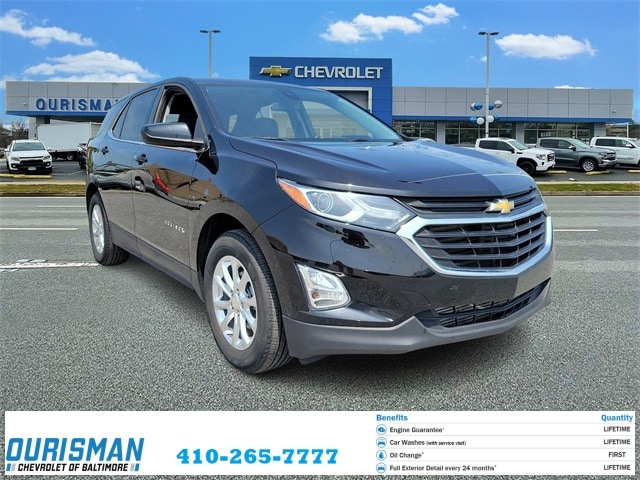 Certified 2020 Chevrolet Equinox LT with VIN 2GNAXJEV1L6198410 for sale in Frederick, MD