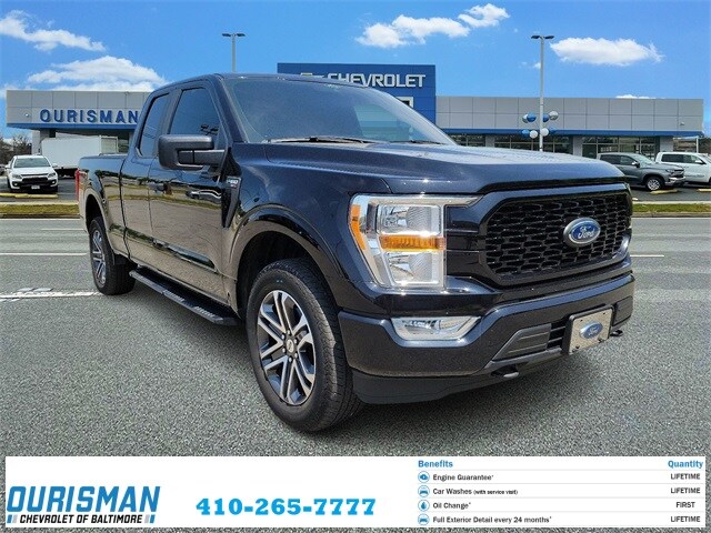 Used 2021 Ford F-150 XL with VIN 1FTFX1E5XMFB25428 for sale in Frederick, MD