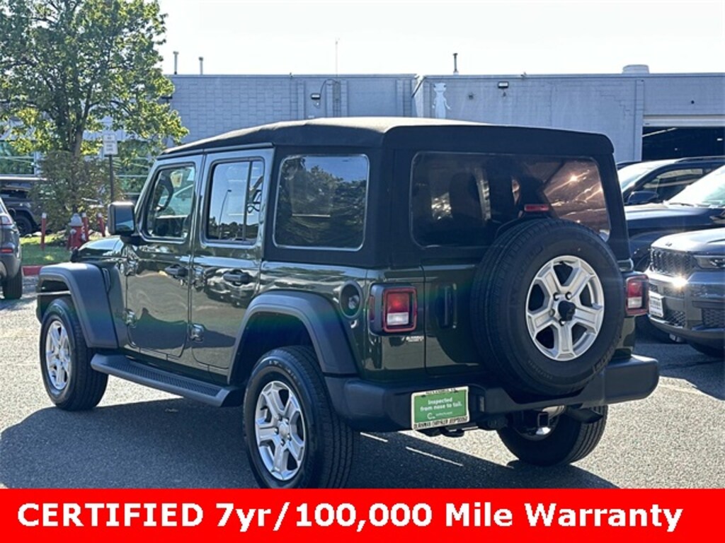 Certified 2021 Jeep Wrangler Unlimited Sport SUV