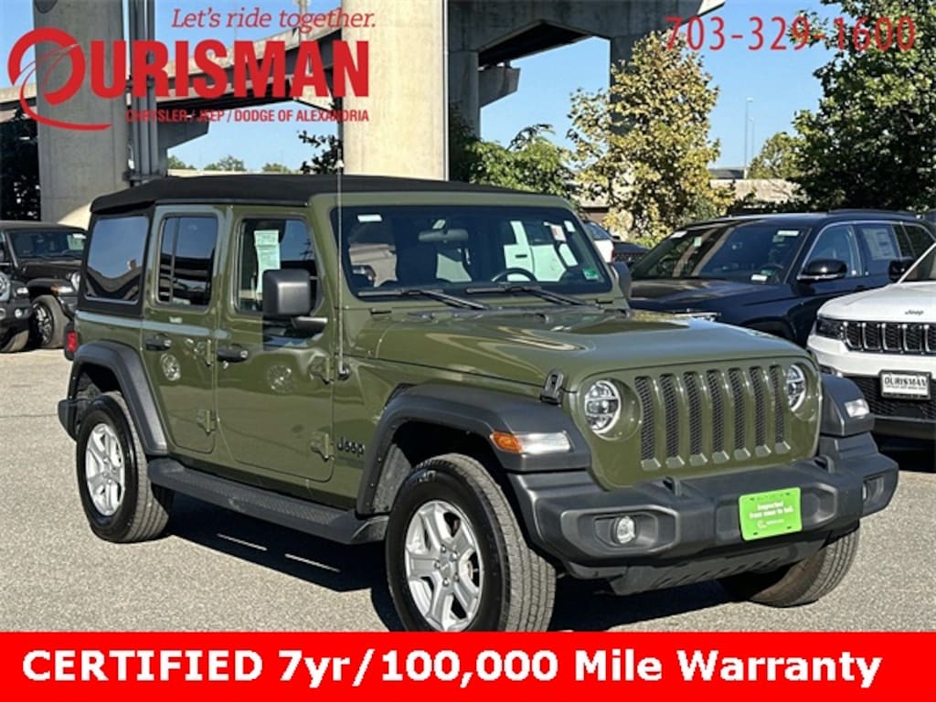 Certified 2021 Jeep Wrangler Unlimited Sport SUV