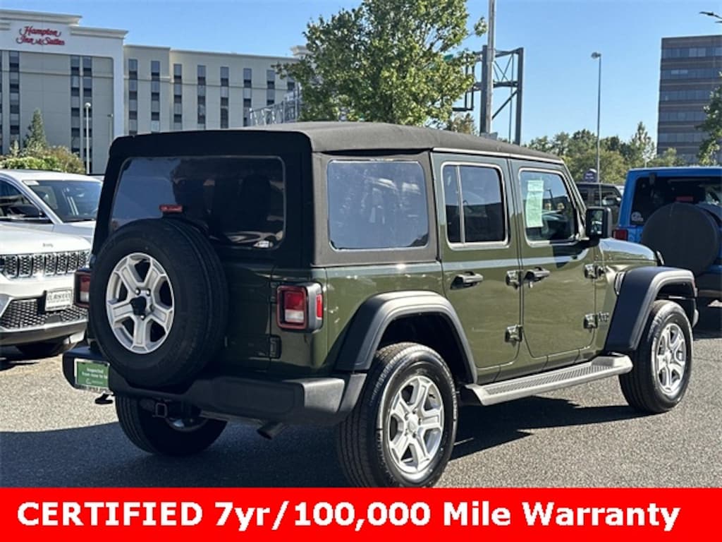 Certified 2021 Jeep Wrangler Unlimited Sport SUV