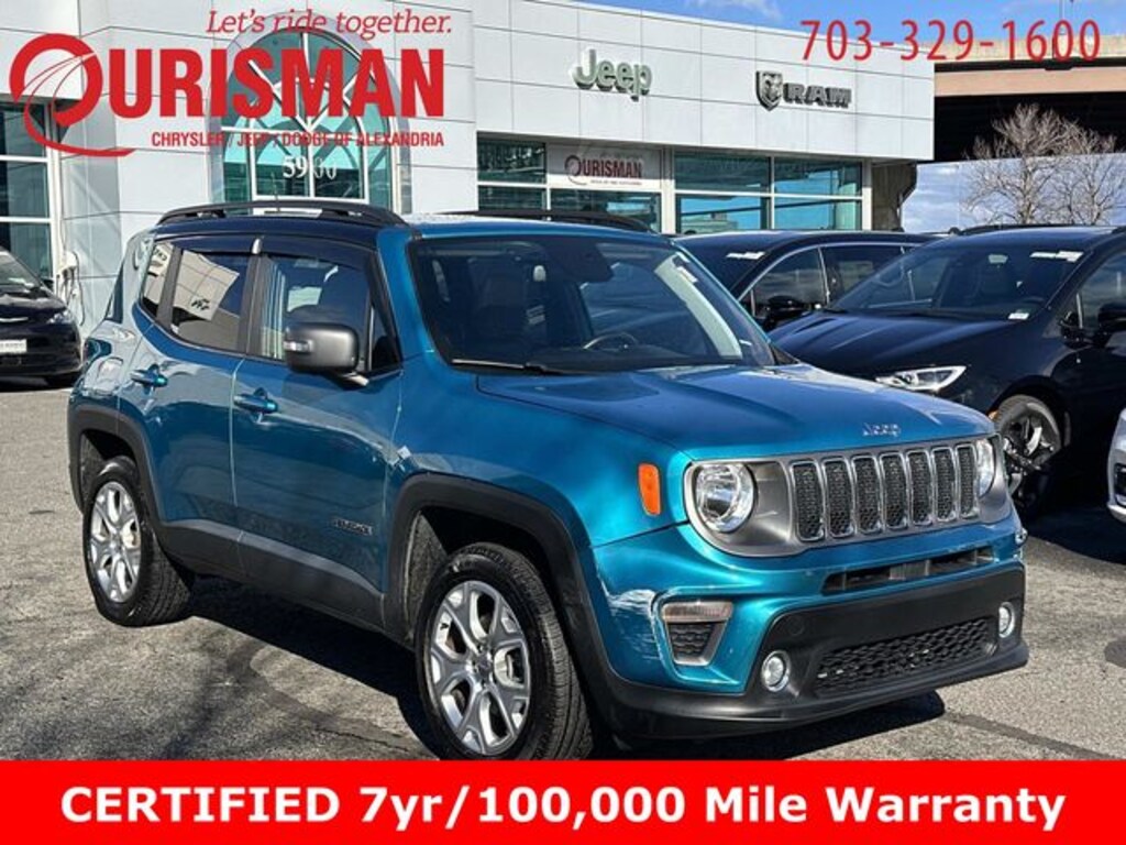 Certified 2020 Jeep Renegade Limited 4x4 SUV
