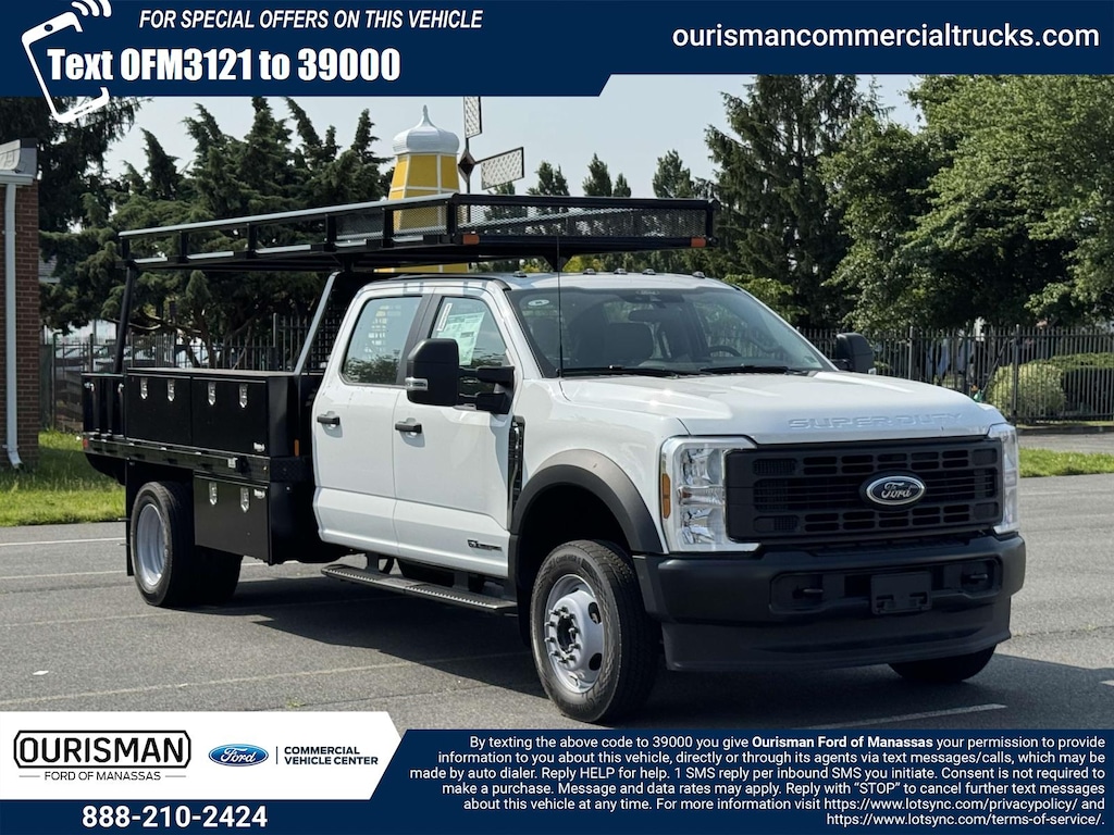 New 2025 Ford F-550 XL Crew Cab 4x4 Bare Chassis 84 CA Crew Cab Chassis-Cab