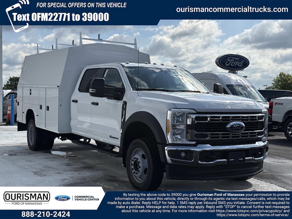 New 2026 Ford F-450 XL Crew Cab 4x4 W/ 11 Enclosed Service Body Service