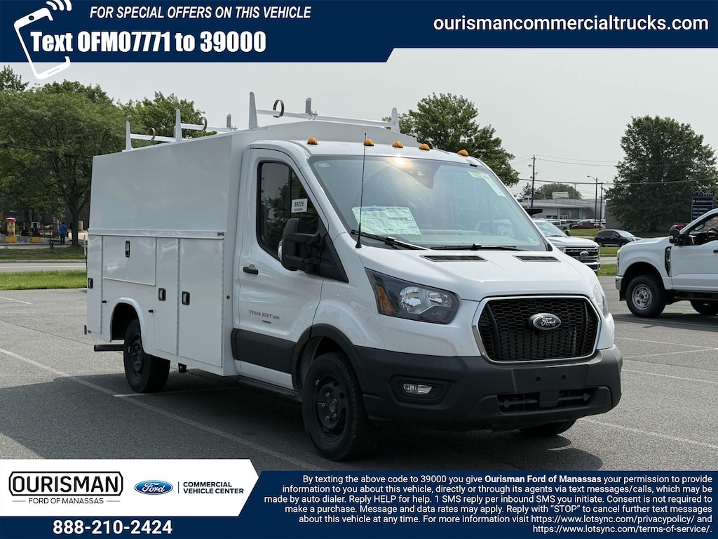 New 2025 Ford Transit-350 RWD W/ 11 Enclosed Service Body Service