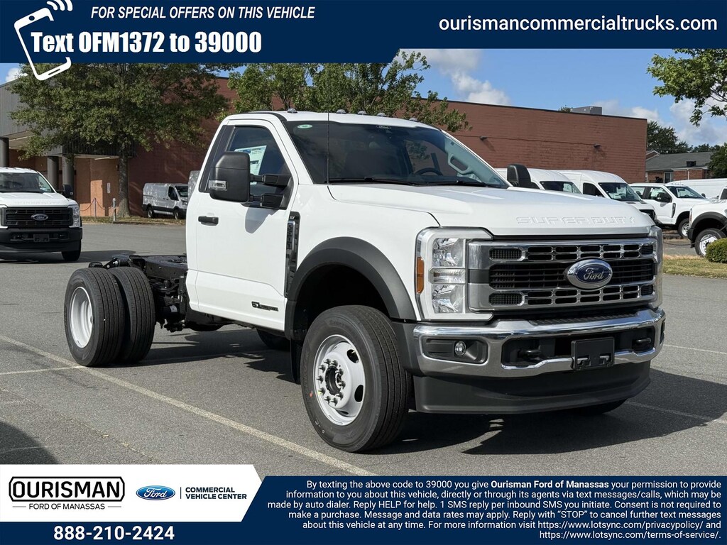 New 2026 Ford F-600 XLT Regular Cab 4x4 Bare Chassis 60 CA Regular Cab Chassis-Cab