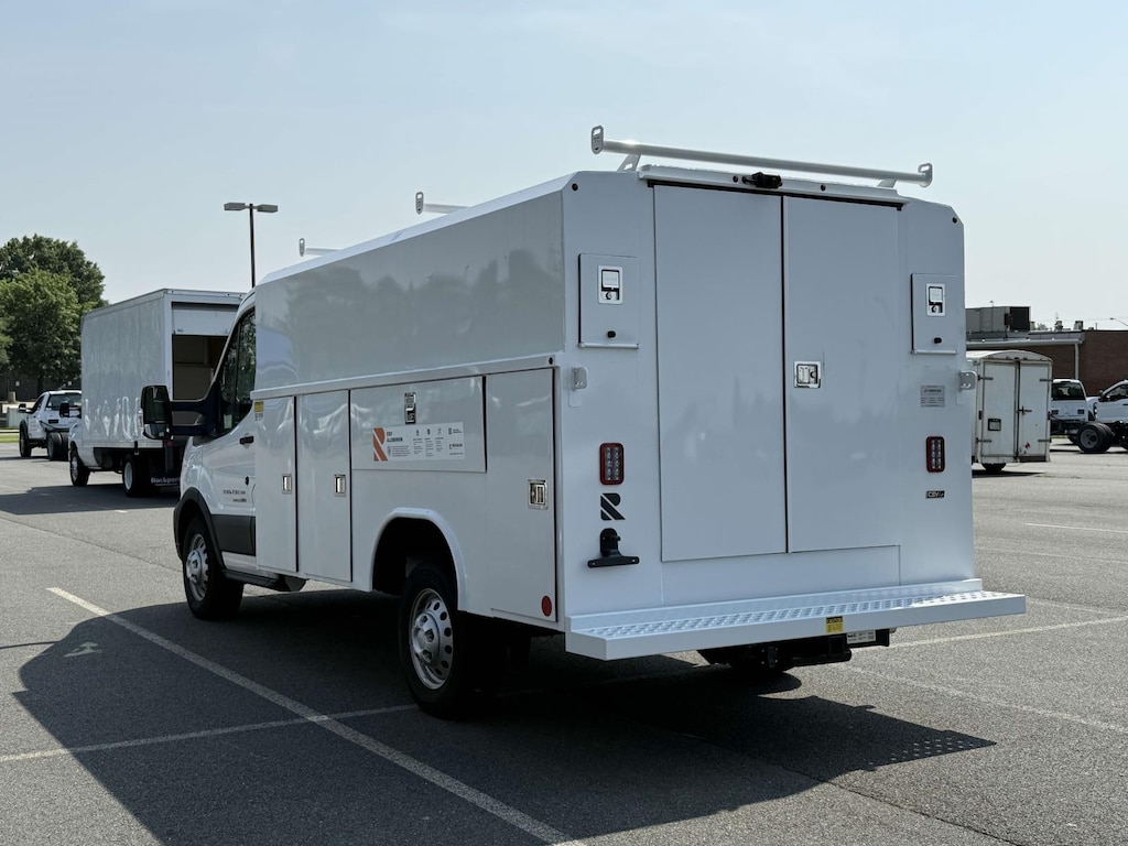 New 2024 Ford Transit-350 Cutaway AWD w/ 11 Reading Enclosed Service Bo Service