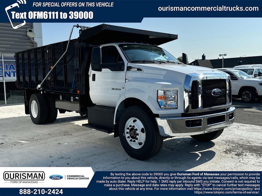 New 2025 Ford F-750 Regular Cab w/ 16 HD Reinforced Landscape Dump Landscape