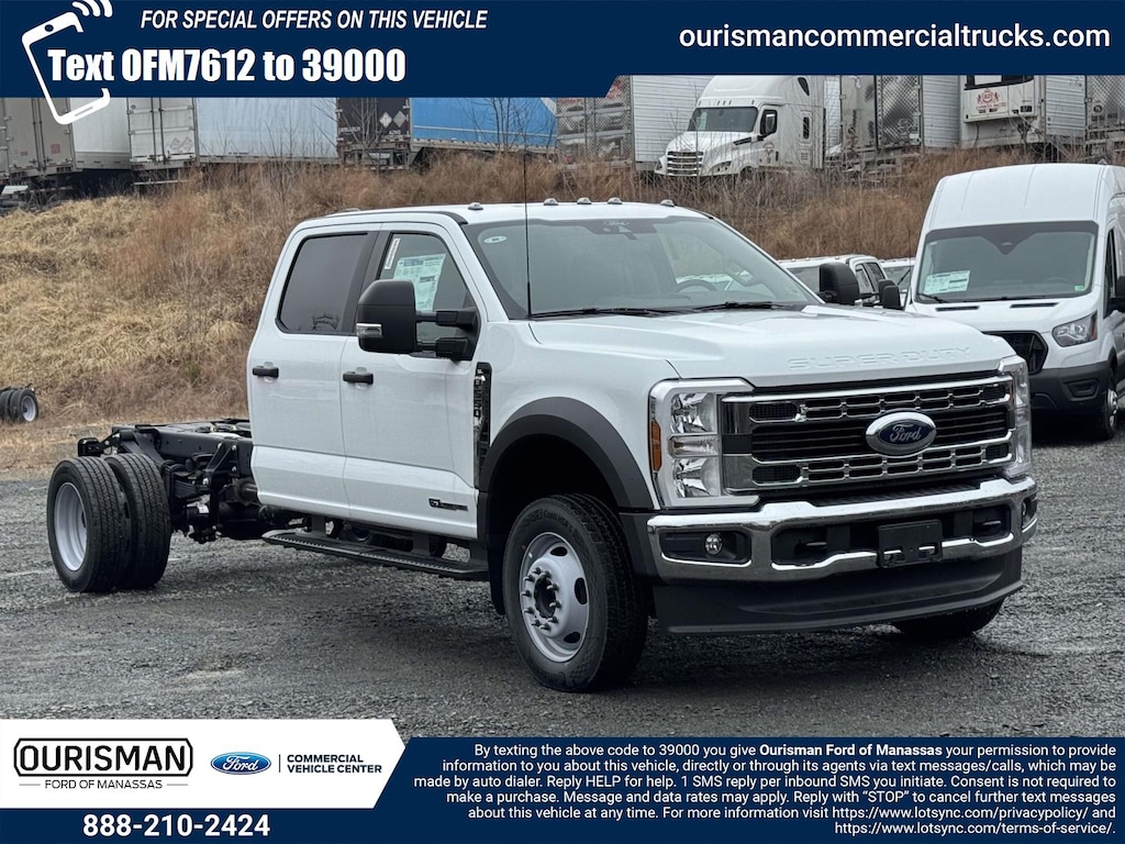 New 2026 Ford F-550 XL Crew Cab 4x2 Bare Chassis 84 CA Crew Cab Chassis-Cab