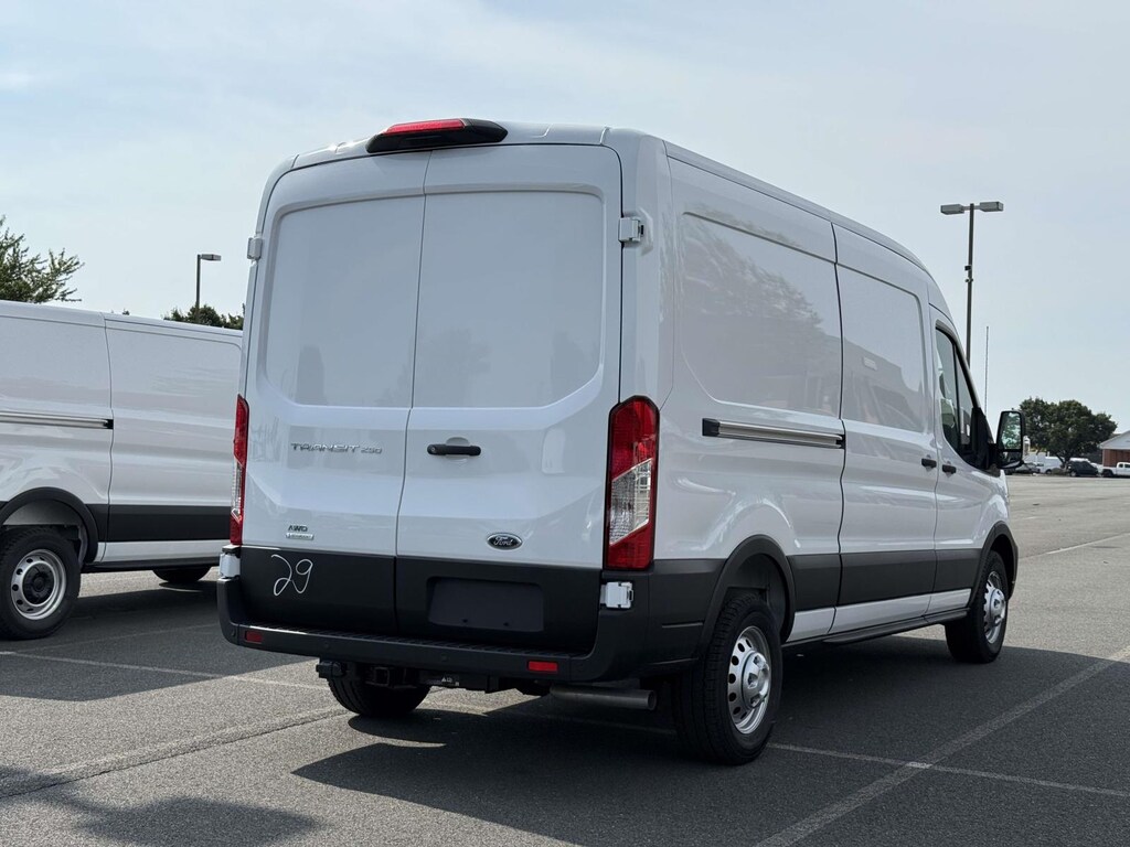 New 2025 Ford Transit Cargo Van T-250 148 Med Rf 9070 GVWR AWD Full-size Cargo Van