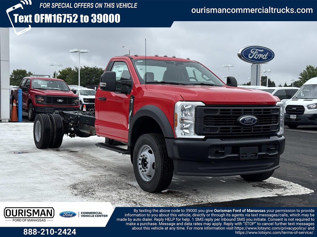 New 2026 Ford F-600 XL Regular Cab 4x2 Bare Chassis 120 CA Regular Cab Chassis-Cab