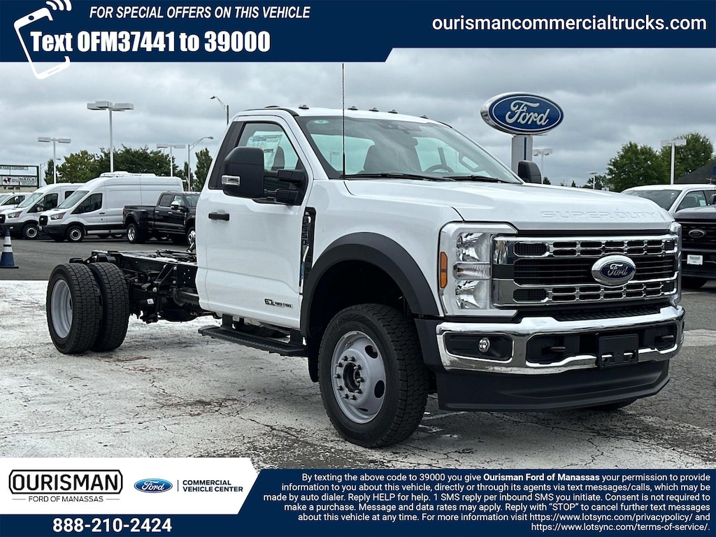 New 2024 Ford F-550 XL Regular Cab 4x4 Clean Chassis Regular Cab Chassis-Cab