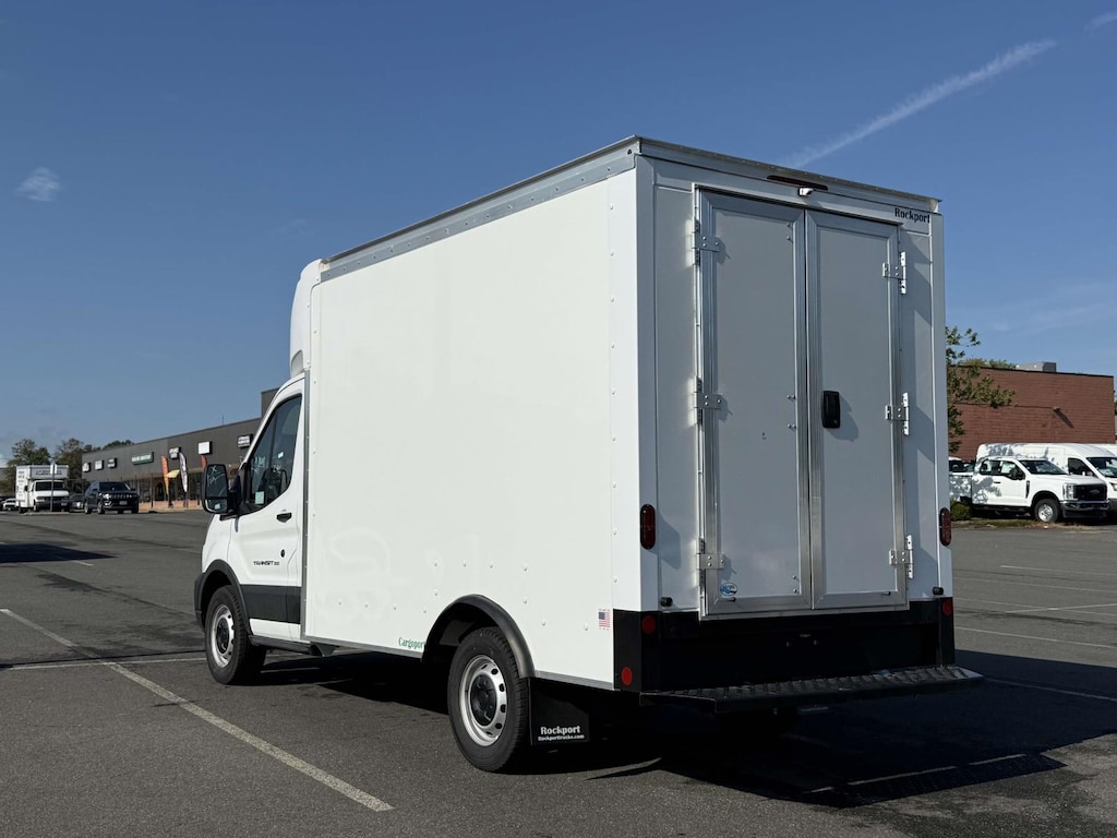 New 2024 Ford Transit-350 Cutaway RWD 10 Box w/ Rear Barn Doors Box