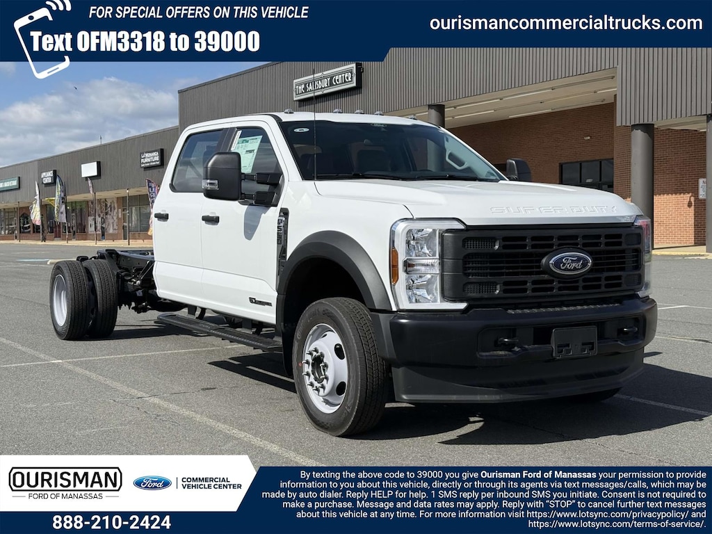New 2025 Ford F-550 XL Crew Cab 4x4 Bare Chassis 84 CA Crew Cab Chassis-Cab