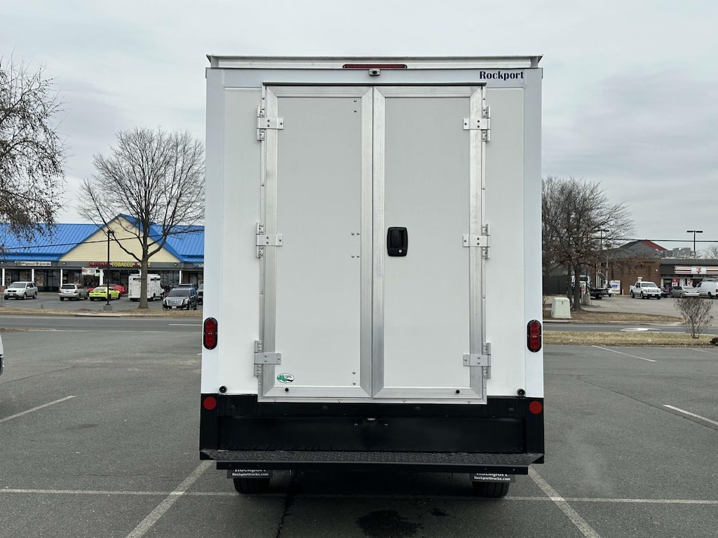 New 2024 Ford Transit-350 Cutaway RWD 10 Box w/ Rear Barn Doors Box