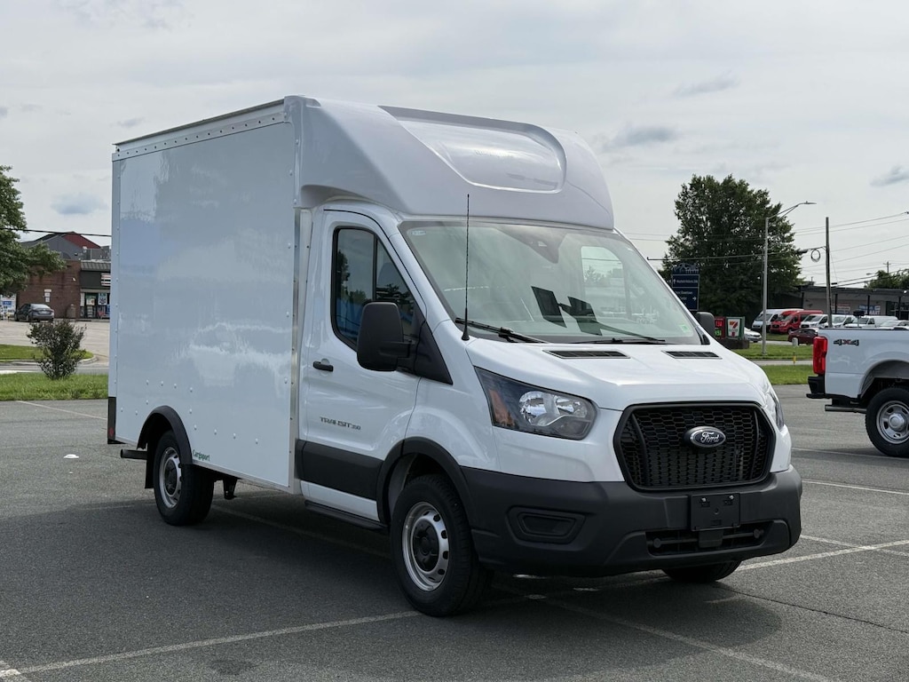 New 2024 Ford Transit-350 Cutaway RWD 10 Box w/ Rear Barn Doors Box