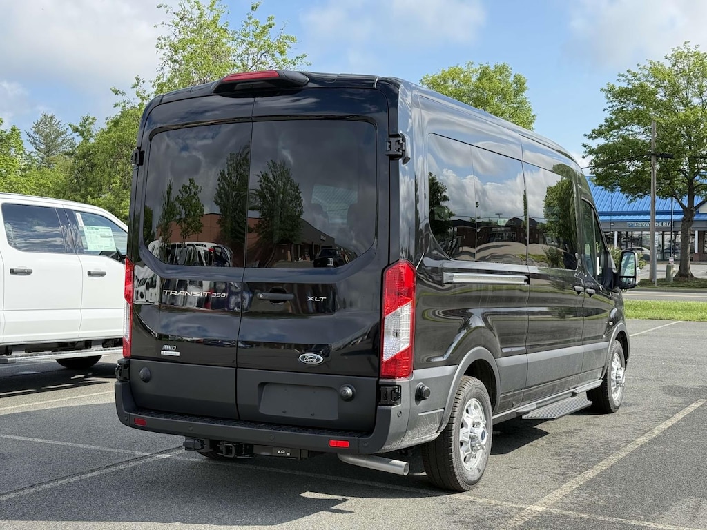 New 2025 Ford Transit Passenger Wagon XLT AWD Mid Roof 12 Passenger Van Van