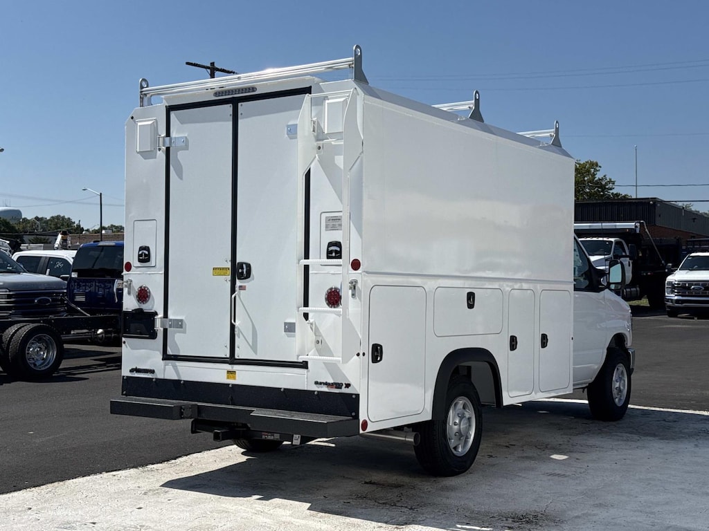 New 2027 Ford E-350 Cutaway 4x2 W/11 Enclosed Service Body Service