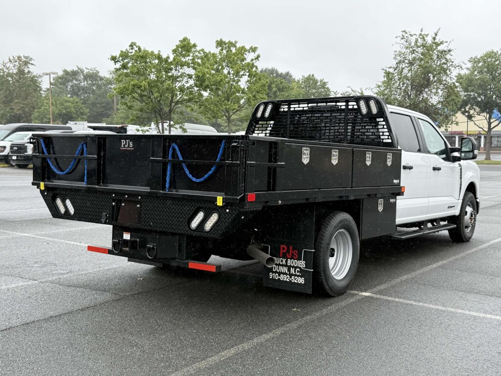 New 2024 Ford F-350 XL Crew Cab 4x2 w/ 10 Contractors Flatbed Flatbed