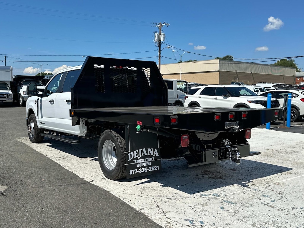 New 2024 Ford F-350 XL Crew Cab 4x2 w/ 10 Contractors Flatbed Flatbed